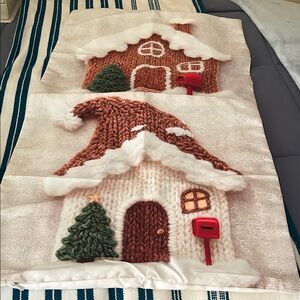 2 Cozy Holiday  House Pillow Cover